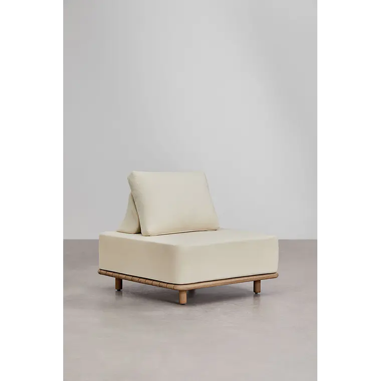 Sillón de jardín en acacia Nerena 4