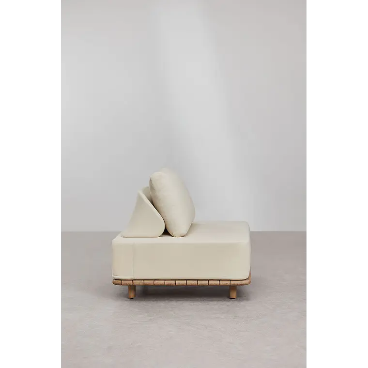 Sillón de jardín en acacia Nerena 6