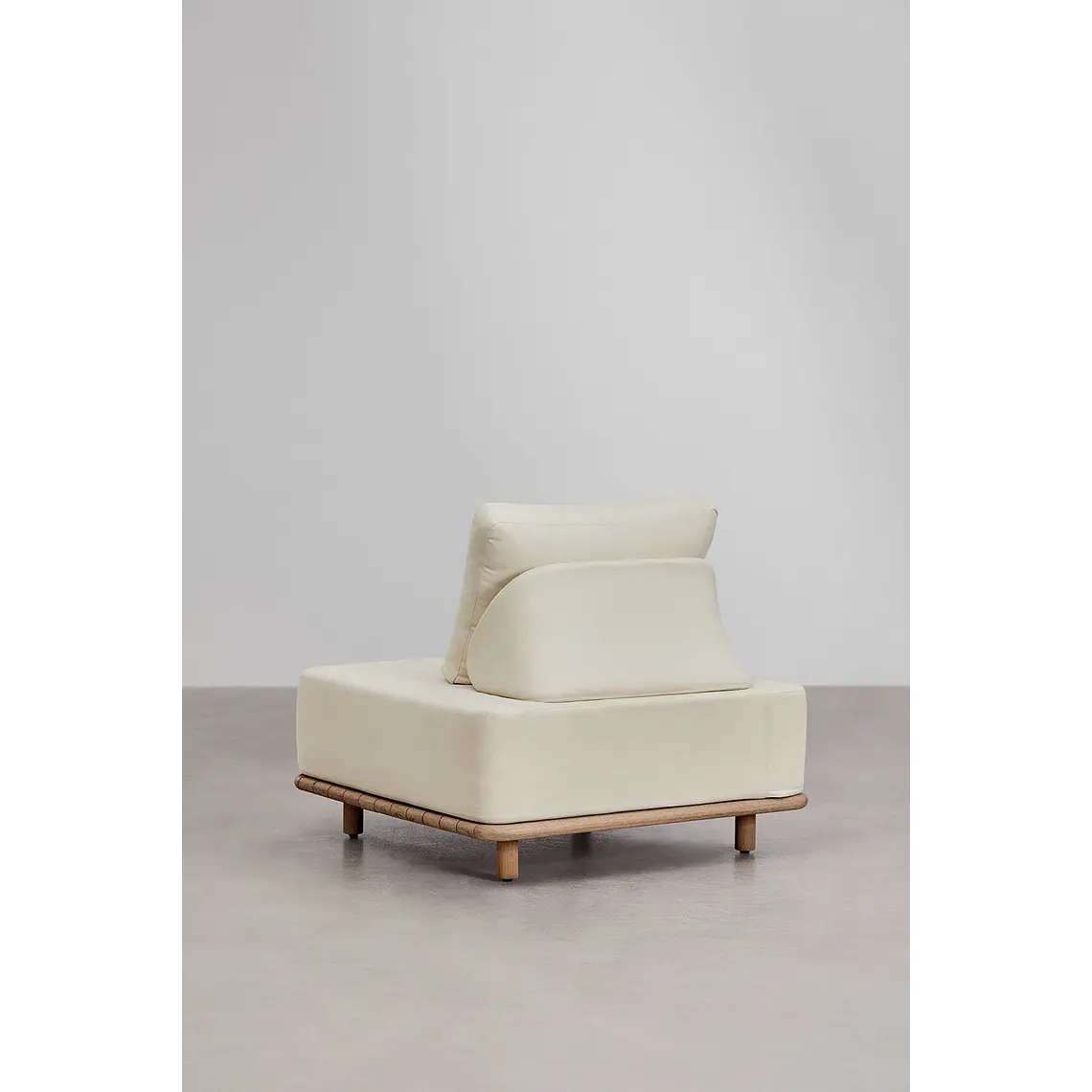 Sillón de jardín en acacia Nerena 7