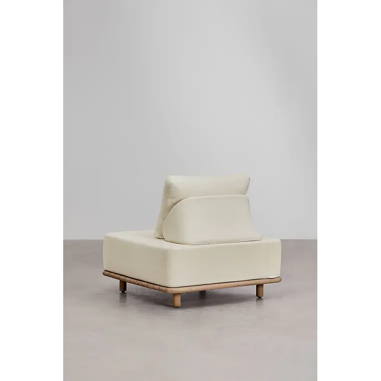 Sillón de jardín en acacia Nerena 7
