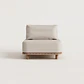 Sillón de jardín en acacia Nerena - Miniatura 11