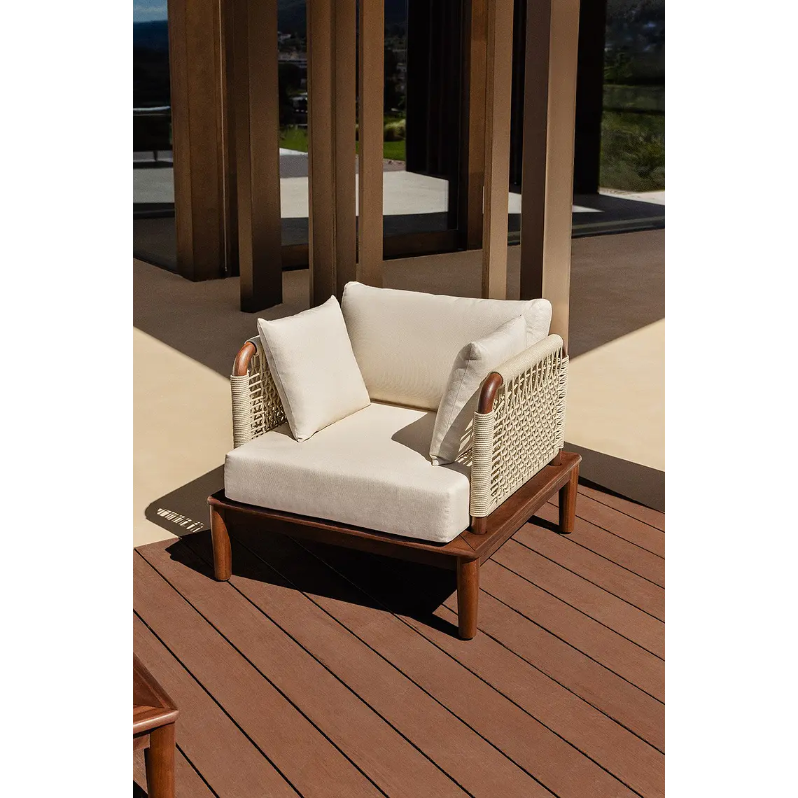 Sillón de jardín en acacia Renia 2
