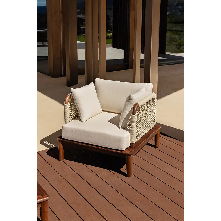 Sillón de jardín en acacia Renia 2