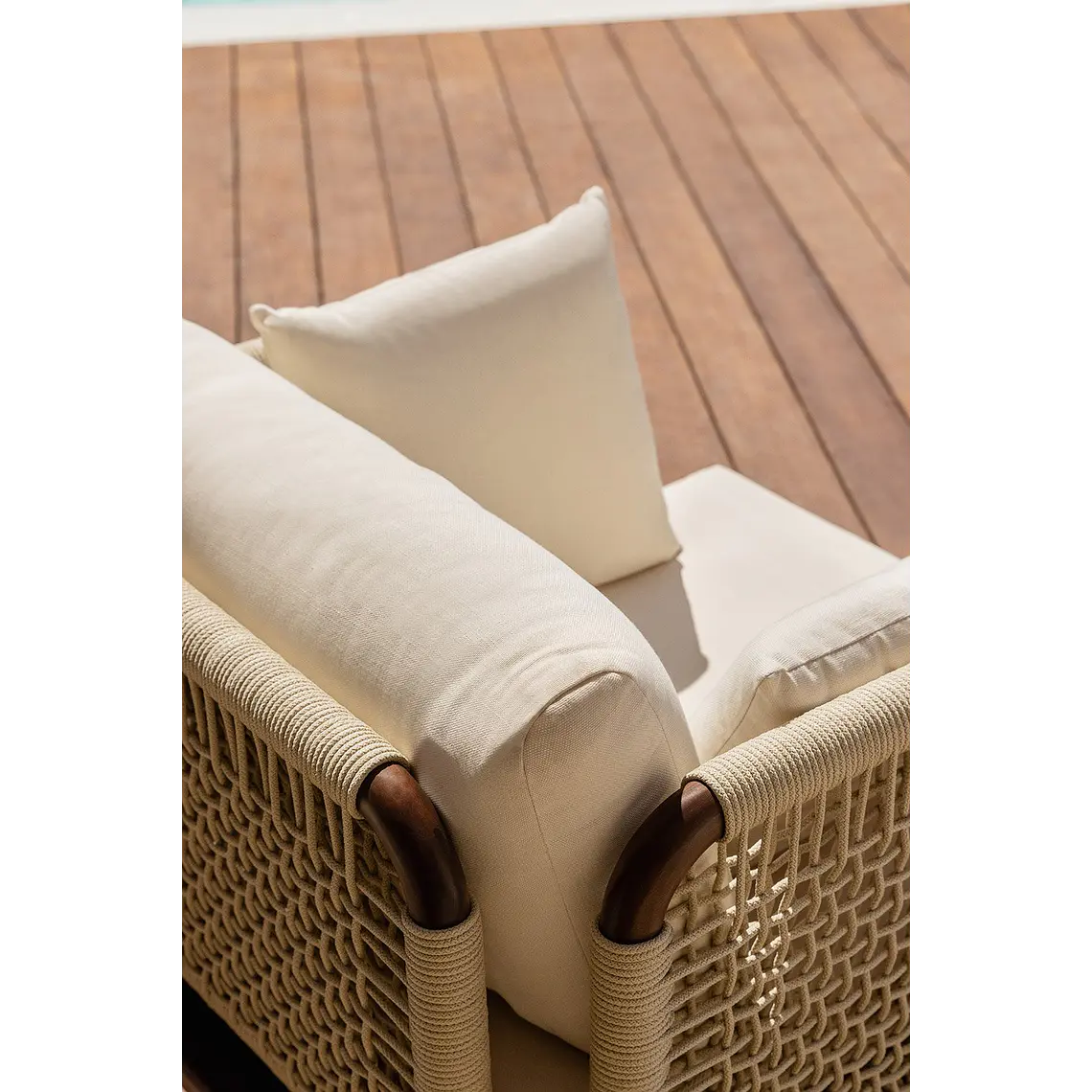 Sillón de jardín en acacia Renia 3
