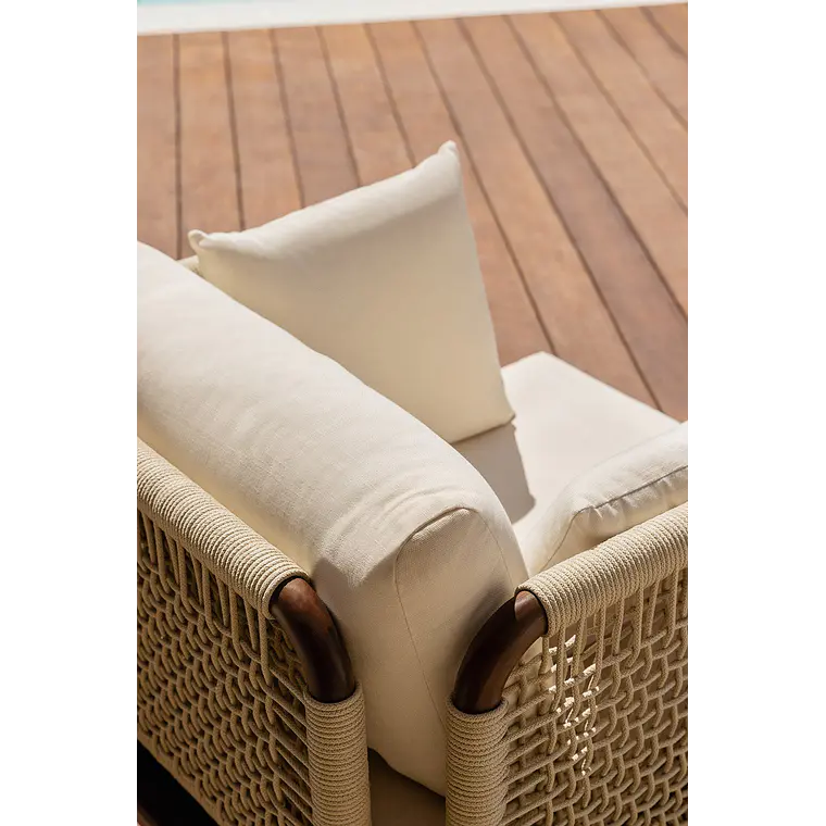 Sillón de jardín en acacia Renia 3