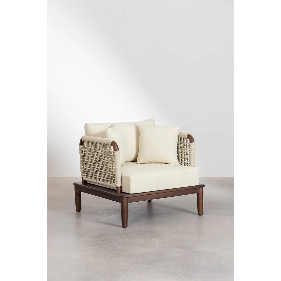 Sillón de jardín en acacia Renia 4