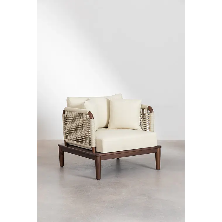 Sillón de jardín en acacia Renia 4