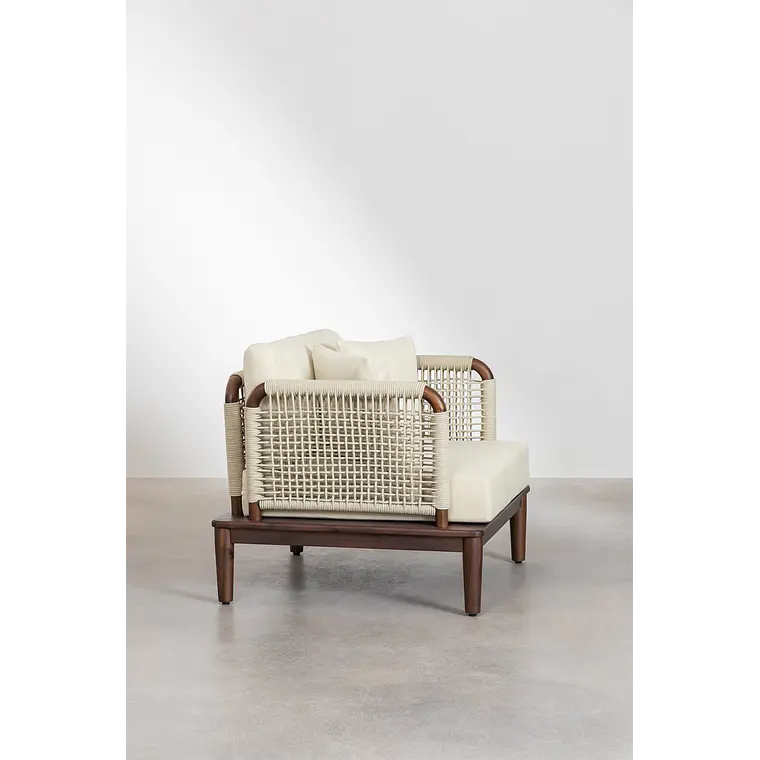 Sillón de jardín en acacia Renia 5