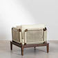 Sillón de jardín en acacia Renia - Miniatura 7