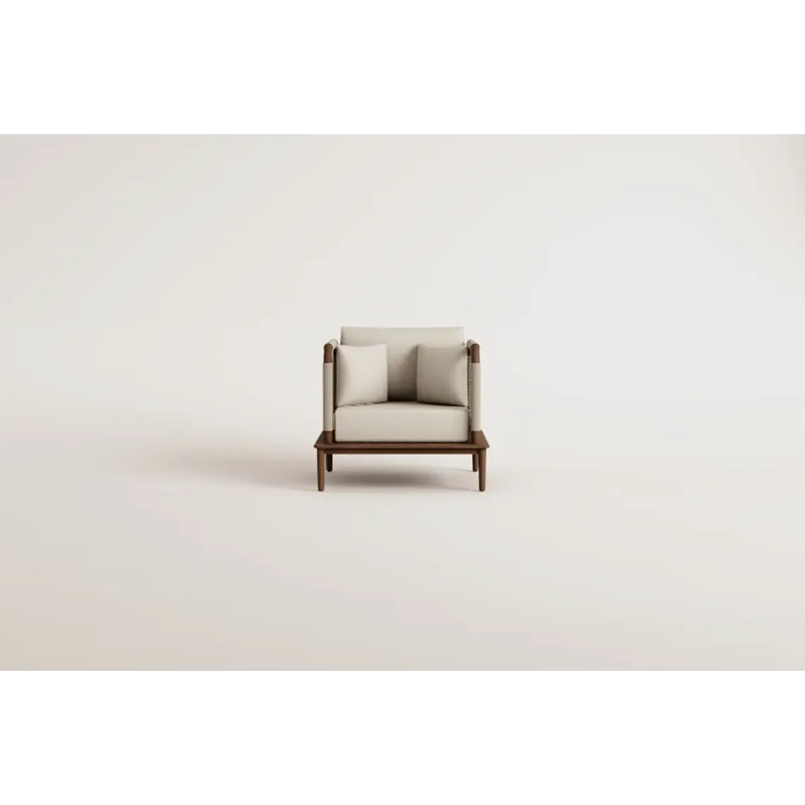 Sillón de jardín en acacia Renia 10