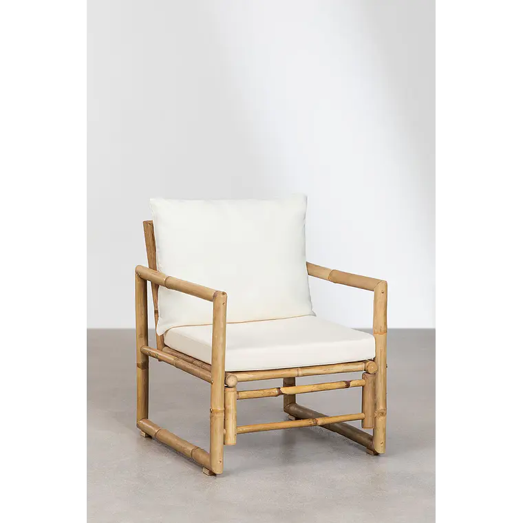 Sillón de jardín en bambú Moria 3