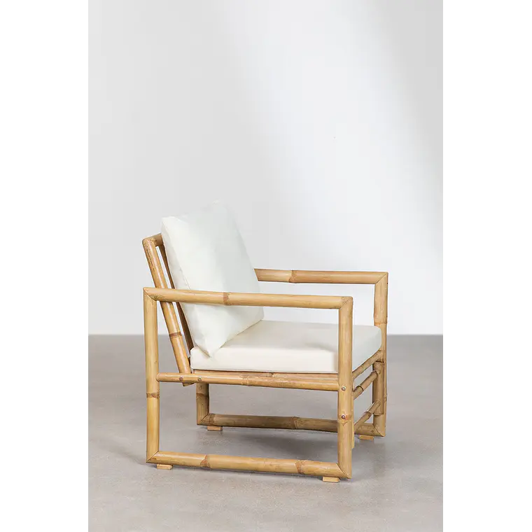 Sillón de jardín en bambú Moria 4