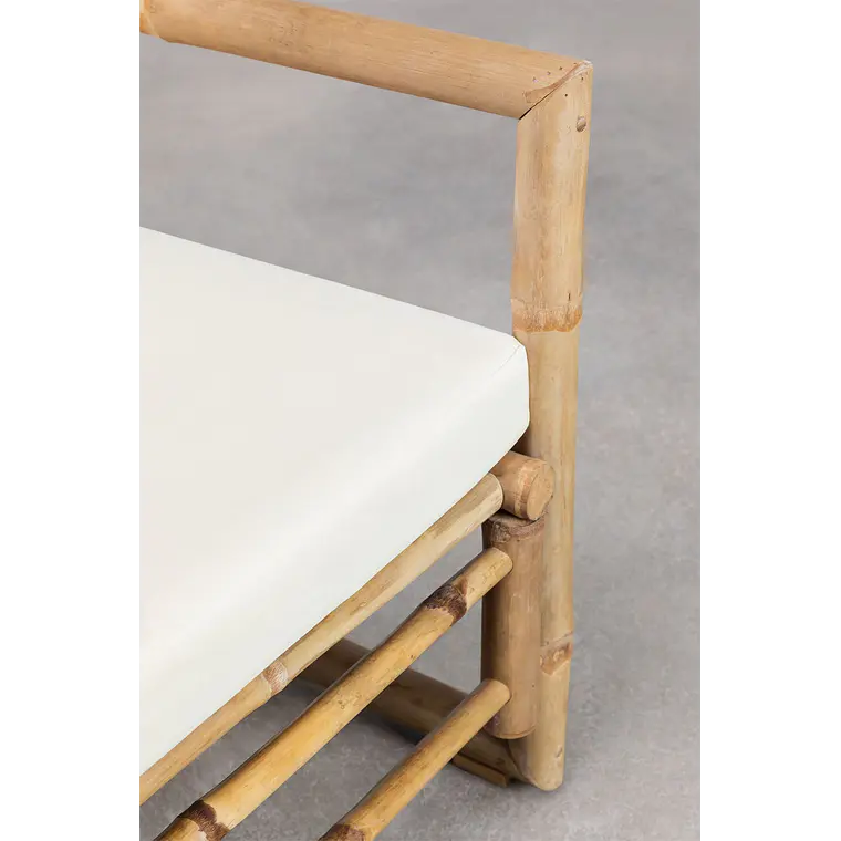 Sillón de jardín en bambú Moria 7