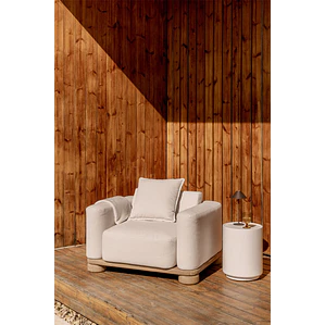 Sillón de jardín en madera de acacia Ilanora