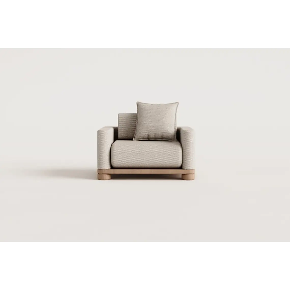 Sillón de jardín en madera de acacia Ilanora 9