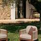 Sillón de jardín en madera de acacia y cuerda trenzada Calora - Miniatura 2