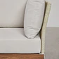 Sillón de jardín en madera de acacia y cuerda trenzada Dorena - Miniatura 3