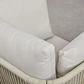 Sillón de jardín en madera de acacia y cuerda trenzada Dorena - Miniatura 5