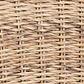Sillón de jardín en madera de acacia y ratán sintético Alvora - Miniatura 8