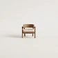 Sillón de jardín en madera de acacia y ratán sintético Alvora - Miniatura 9