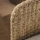 Sillón de jardín en madera de acacia y ratán sintético Jorena - Miniatura 3