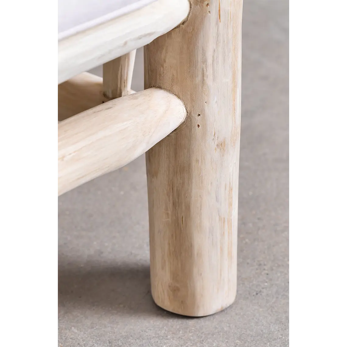 Sillón de jardín en madera de teca Cavia 8