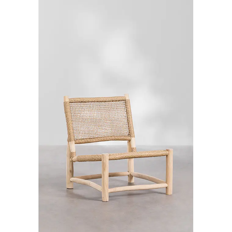 Sillón de jardín en madera de teca Sela 3