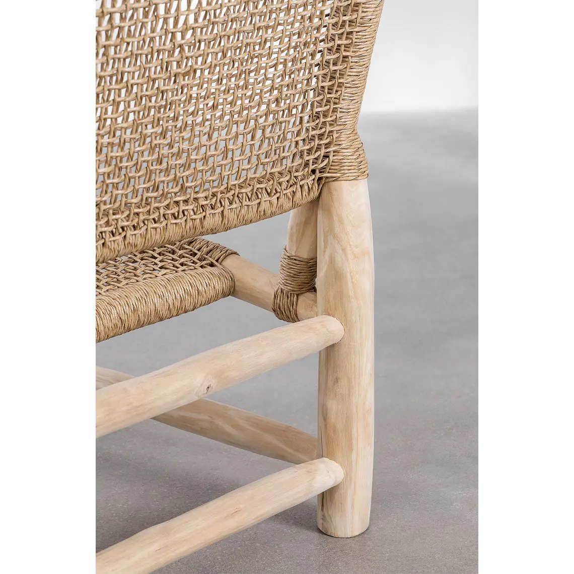 Sillón de jardín en madera de teca Sela 7
