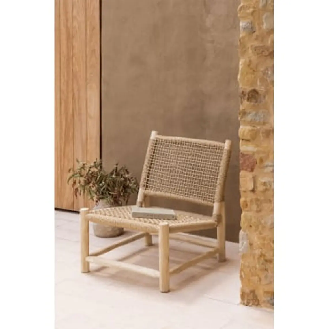 Sillón de jardín en madera de teca Sela 10