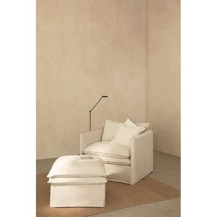 Evoira · Sillón tapizado de 100 cm 1