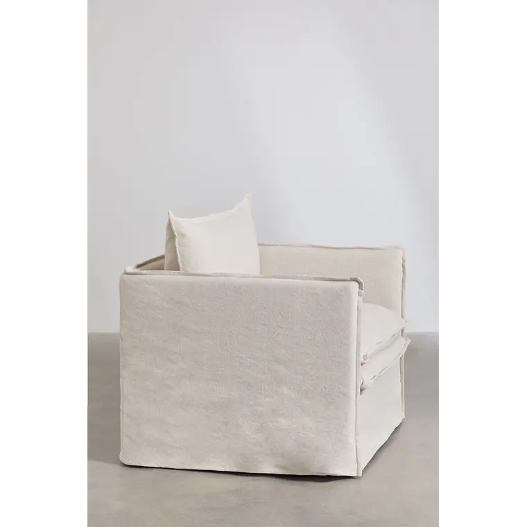 Evoira · Sillón tapizado de 100 cm 5