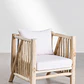 Lunor · Sillón tapizado de 76 cm - Miniatura 1