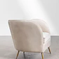 Lurin · Sillón tapizado de 92 cm - Miniatura 3