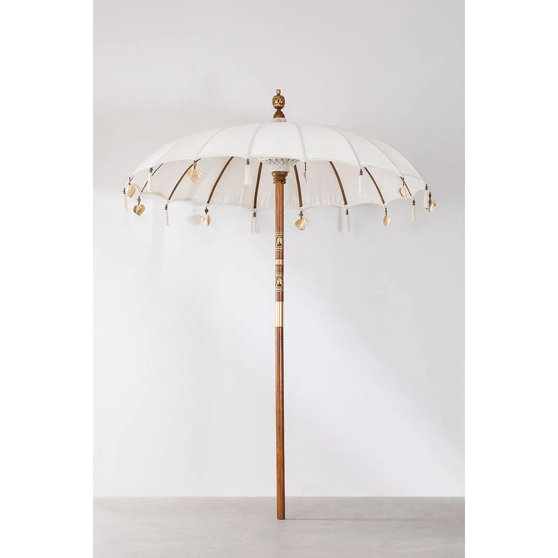 Sombrilla Ø186 cm en tela y madera Mora 2
