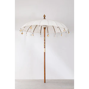 Sombrilla Ø186 cm en tela y madera Mora