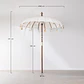 Sombrilla Ø186 cm en tela y madera Mora - Miniatura 9
