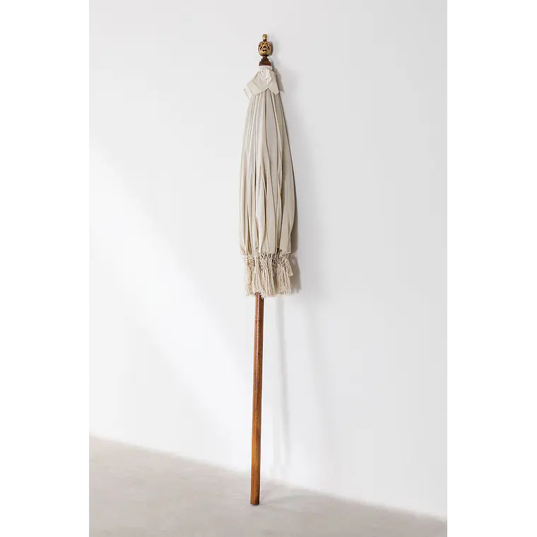 Sombrilla Ø186 cm en tela y madera Nera 6