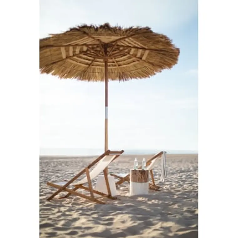 Sombrilla Ø250 cm en madera de teca Nora 11