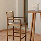 Taburete Alto de Jardín en Madera de Teca 65 cm Zala - Miniatura 2
