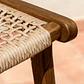 Taburete alto de jardín en madera de teca 65cm Tala - Miniatura 2