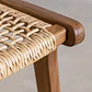 Taburete alto de jardín en madera de teca 65cm Tala - Miniatura 7