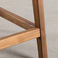 Taburete alto de jardín en madera de teca 65cm Tala - Miniatura 8