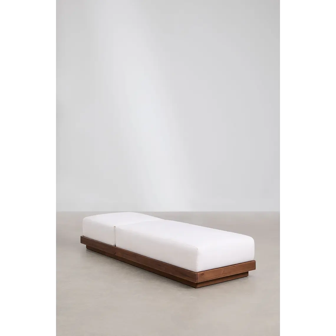 Tumbona reclinable en madera de acacia Cerena 4