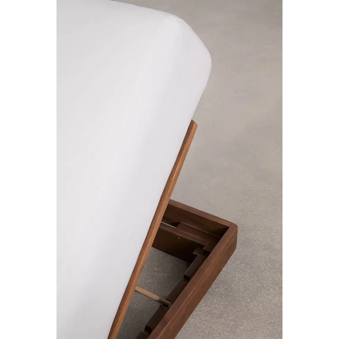 Tumbona reclinable en madera de acacia Cerena 9