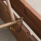 Tumbona reclinable en madera de acacia Cerena - Miniatura 10