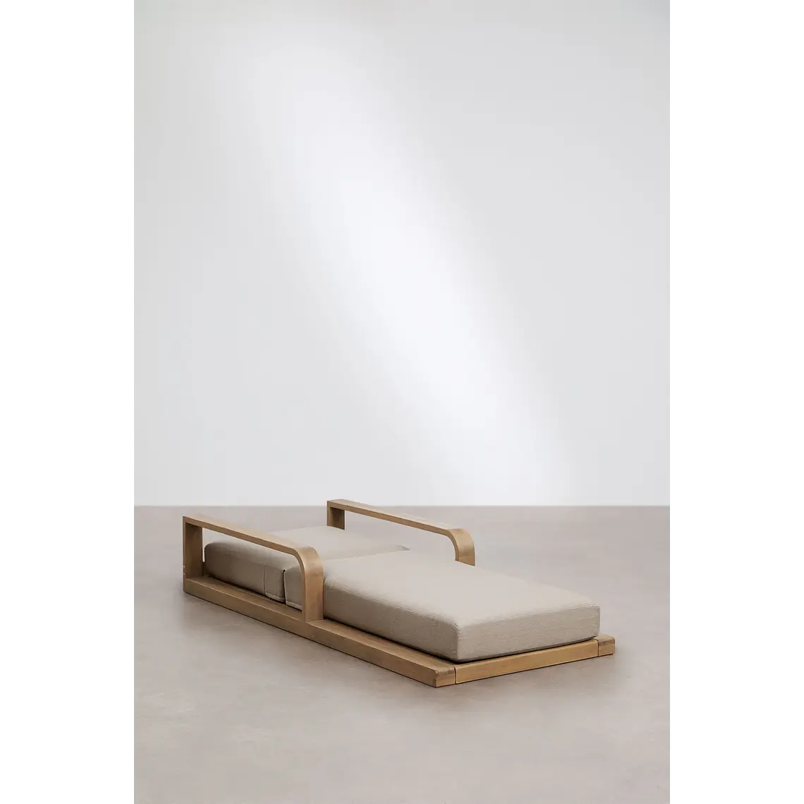 Tumbona reclinable en madera de acacia Kalina 5
