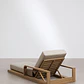 Tumbona reclinable en madera de acacia Kalina - Miniatura 7