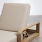 Tumbona reclinable en madera de acacia Kalina - Miniatura 8