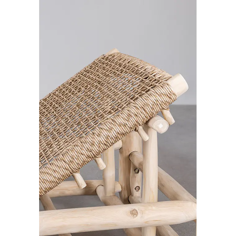 Tumbona reclinable en madera de teca Rena 7