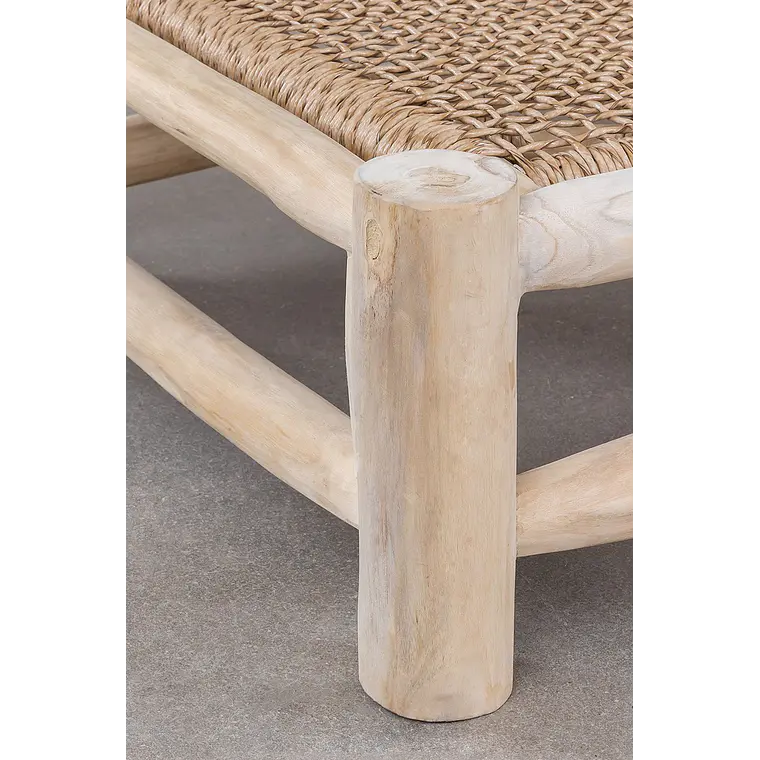 Tumbona reclinable en madera de teca Rena 8